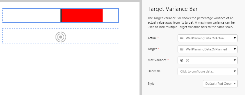 Target variance bar 4.4