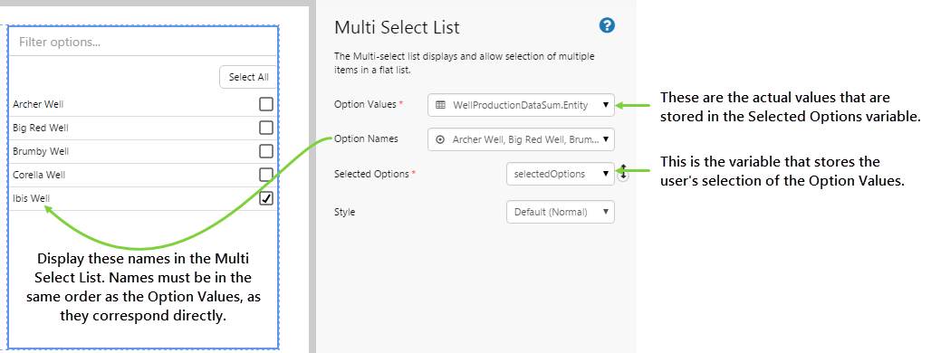 Multi select list 4.4
