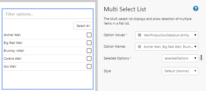 Multi Select List 4.4