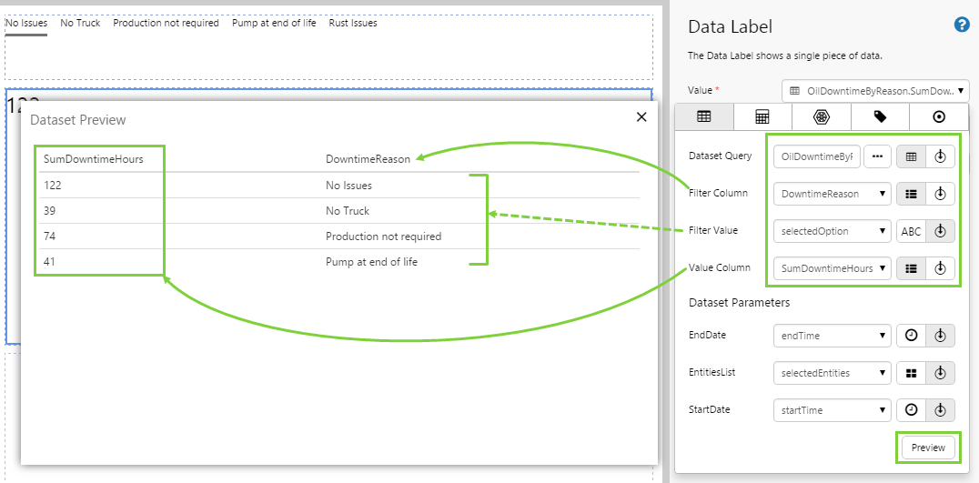 Data Label filters