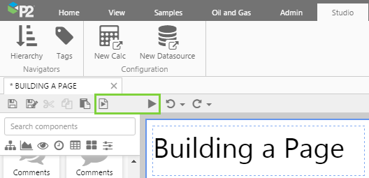 Preview vs finish and open