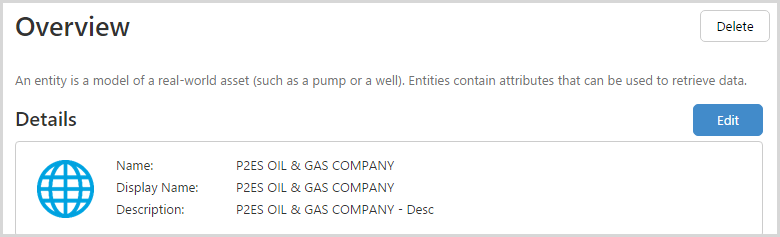 Image in entity overview
